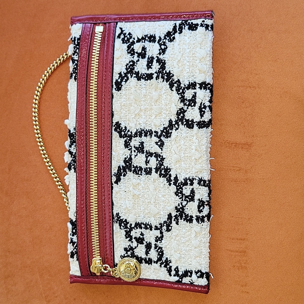 Gucci GG Tweed Rajah Cloth Multicolor Pochette - Picture 3 of 9